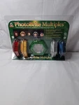 Vtg Unique Lighted Christmas Frame Ornaments Photobrite 8 Ft String Lights. Fixed Price $18.00.