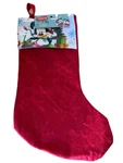Disney Mickey Mouse Christmas Felt Hanging Stocking Red 13" New. Fixed Price $10.94.