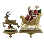 Joseph Studio Santa/ Reindeer Stocking Holder Sleigh Presents. Fixed Price $201.99.