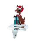 Rudolph The Red Nose Reindeer With Presents Stocking Holder RU5223. Fixed Price $49.99.