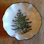 Barrington Ironstone Toys Under The Christmas Tree Small Plate Candy Dish 5". Fixed Price $9.95.