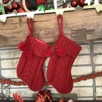 1 Target Red Cable Knit Mini Sweater Christmas Stocking Wondershop Pom. Fixed Price $19.95.