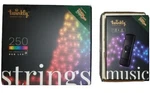 Twinkly Strings 250 Led Rgb Christmas Lights + Bonus Music Syncing Device New. Fixed Price $117.77.