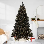 Northlight Led Black Crystal Gold Glitter Artificial Christmas Tree 7.5', Clear. Fixed Price $676.49.