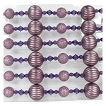 Kurt S. Adler 6' Matte Purple Ball Glittered Garland Christmas Tree Decoration. Fixed Price $14.88.