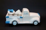 Temp-tations Pickup Truck Ceramic Holiday Dip Bowl 11" W/spreaders, New W/o Box. Fixed Price $20.00.