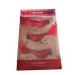 Vintage Country Christmas Ornaments 3 Glass Red Cardinal Bird Clip On Feathers. Fixed Price $30.99.