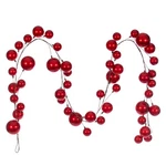 Vickerman 10' Red Plastic Ball Ornament Garland. Fixed Price $123.44.