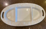 Elements Oval Platter With 3 Sections. Fixed Price $8.99.