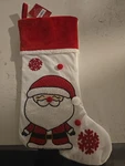 New Ashland Christmas Santa Claus 17IN Holiday Stocking Made China. Fixed Price $12.00.