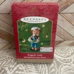 Vintage Hallmark Handcrafted Raggedy Andy Ornament - Red White 2001. Fixed Price $10.20.