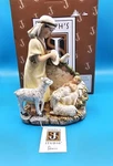 Josephs Studio 6.25 Inch Shepherd With Baby Jesus Porcelain Figurine New Box. Fixed Price $59.99.