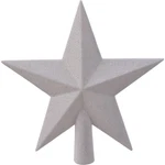 Decoris Winter White 7.5 In. Shatterproof Star Christmas Tree Topper 9029545. Fixed Price $8.47.