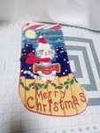 Vintage Kurt Adler Singing Cat Velvet Merry Christmas Stocking Musical Notes Htf. Fixed Price $26.99.