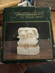 Snowbabies Porcelain Hinged Trinket Dept. 56 New Unboxed. Fixed Price $15.00.
