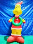 11.5' Gemmy Airblown Dr. Seuss Grinch W/ Micro Led Wreath Christmas Yard Decor. Fixed Price $99.95.