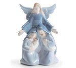 Burton+burton Blue White Holy Family Figurine, 4.25-INCH, Ceramic. Fixed Price $21.39.