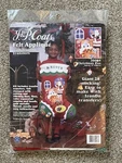 J&p Coats Giant 28" Felt Applique Stocking Kit Christmas Eve 2806. Fixed Price $19.99.