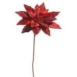 18" Glittered Poinsettia Pick For Garlands Wreaths Christmas Raz F4448000. Fixed Price $29.95.