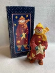 Vintage Lang&wise Classic Santa Snowman Figurine - 'stripes' Box. Fixed Price $10.95.