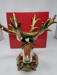 Fitz And Floyd Christmas Deer Centerpiece Antlers Bow Vintage. Fixed Price $119.99.