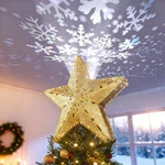 Dg-direct Christmas Tree Topper Lighted Star Gold ,3D Hollow Sparkling. Fixed Price $48.20.