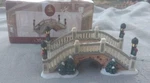 Enchanted Forest Stone Bridge Christmas Village Lamp Posts. Fixed Price $24.99.