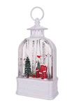 Christmas Heaven 10.75" Glitter Swirling Water Lantern Globe 4HR Timer B/o. Fixed Price $49.95.
