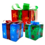 Joiedomi Set Of 3 Christmas Lighted Gift Boxes Valentine's Day Decorations, S.... Fixed Price $62.69.