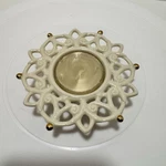 Lenox Lights Shine Snowflake Candle Holder W/tealight Porcelain Gold Box. Fixed Price $9.75.