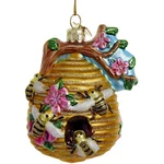 Kurt Adler Noble Gems Glass Ornament For Christmas Tree, Beehive. Fixed Price $16.03.