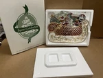 Vintage 2002 Avon St. Nicholas Collection Ceramic Cookie Plate Platter New Box. Fixed Price $9.95.