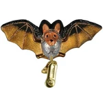 Old World Christmas Clip-on Glass Blown Ornament For Tree, Bat. Fixed Price $18.89.
