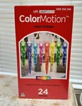 Gemmy Lightshow 24 Ct Motion Multicolor Deluxe Led Christmas Icicle. Fixed Price $45.99.