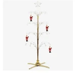 Hohiya 74 Inch Ornament Display Tree Metal Christmas Stand Rotating, Brass Gold. Fixed Price $94.12.