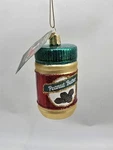 Old World Christmas Glass Ornament, Jar Of Peanut Butter. Fixed Price $16.20.