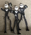 Nightmare Before Christmas Jack Skeleton 16 Poseable Hanging Decor. Fixed Price $18.88.