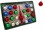 Kurt Adler Glass Christmas Multicolored Ball Set. Fixed Price $35.29.