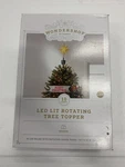 New Open Wondershop Led Lit Rotating Tree Topper Indoor Christmas Santa Train. Fixed Price $20.00.