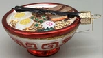 Old World Christmas Bowl Of Ramen Glass Ornament 32409. Fixed Price $19.95.
