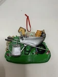 Kurt Adler Gardeners Delight Christmas Ornament Gift Tag Wheelbarrow Pots. Fixed Price $7.50.