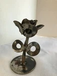 Metal Rose Forever Rustic Home Decor Stand Alone 61/2 Tall Made With Washer. Fixed Price $35.00.