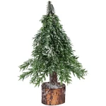 Northlight 7.5" Frosted Icy Pine Tree With Jute Base Christmas Decoration. Fixed Price $18.49.
