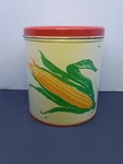 Vintage Queens Anne Giant Candy Corn Tin 7" X 6". Fixed Price $30.00.