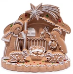 Hodao Nativity Sets Indoor Xmas Gingerbread Decoration Christmas.... Fixed Price $25.57.