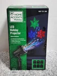 Home Accents Holiday Led Moving Light Projector Christmas Decor Snowflake Nib. Fixed Price $29.95.
