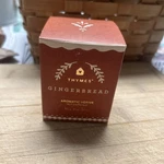 Thymes Gingerbread Candle 60G 2OZ Aromatic Votive Glass Box Holiday. Fixed Price $14.39.