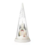 Lenox 896634 Lit Christmas Cone With Church Scene, Holiday Decor. Fixed Price $73.01.