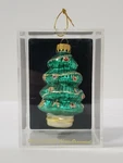 Christmas Tree Ornament Hand Painted Glass Target 2002 Holiday. Fixed Price $12.80.