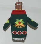 Dmm Uncle Bobs Xsweat Ugly Knitted Bottle Sweater Green With Bells And Holly. Fixed Price $8.29.